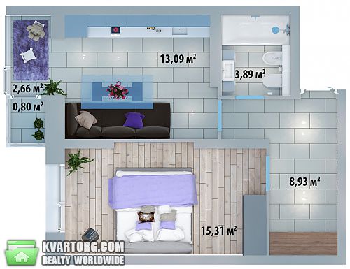 продам 1-комнатную квартиру. Киев,  Соломенская - фото 4