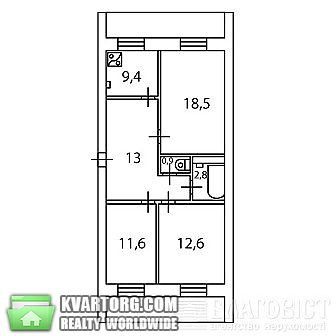 Sell 3-room apartment. Киев,  Стадионная — photo 2