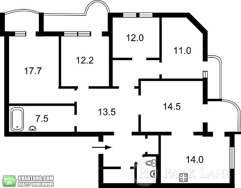 Sell 3-room apartment. Киев, Котельникова — photo 8