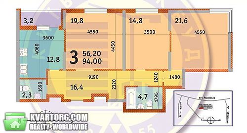 Sell 3-room apartment. Киев, Радунская — photo 4