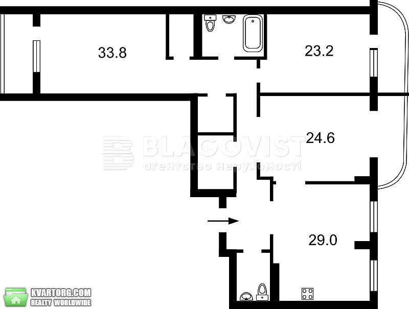 Sell 3-room apartment. Киев,  Драгомирова — photo 1