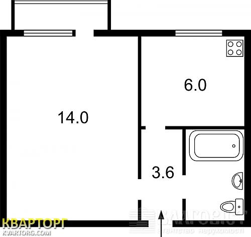 Sell 1-room apartment. Киев, Армянская — photo 3