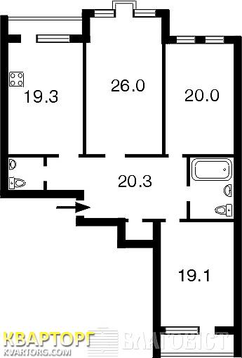 Sell 3-room apartment. Киев,  Голосеевская — photo 10