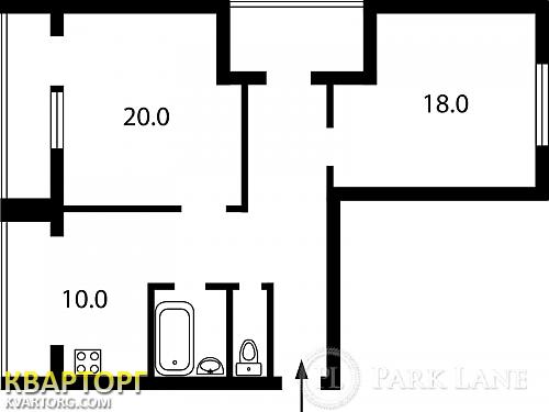 Sell 2-room apartment. Киев,  Чешская — photo 2