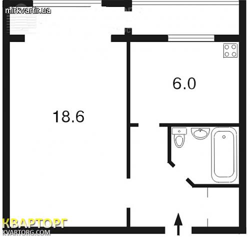 Sell 1-room apartment. Киев, Красноармейская — photo 1
