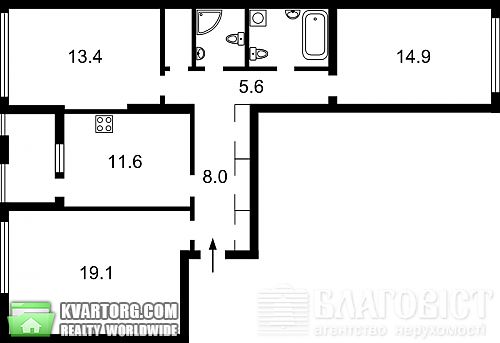 Sell 3-room apartment. Киев, регенераторная — photo 5