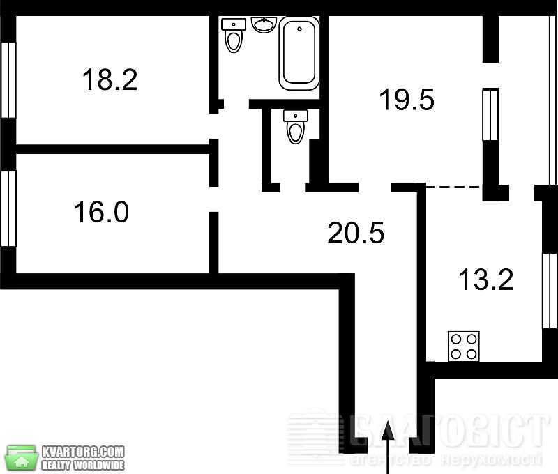Sell 3-room apartment. Киев,  Победы пр — photo 2