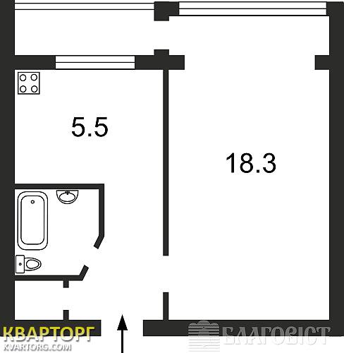 Sell 1-room apartment. Киев,  Луначарского — photo 2