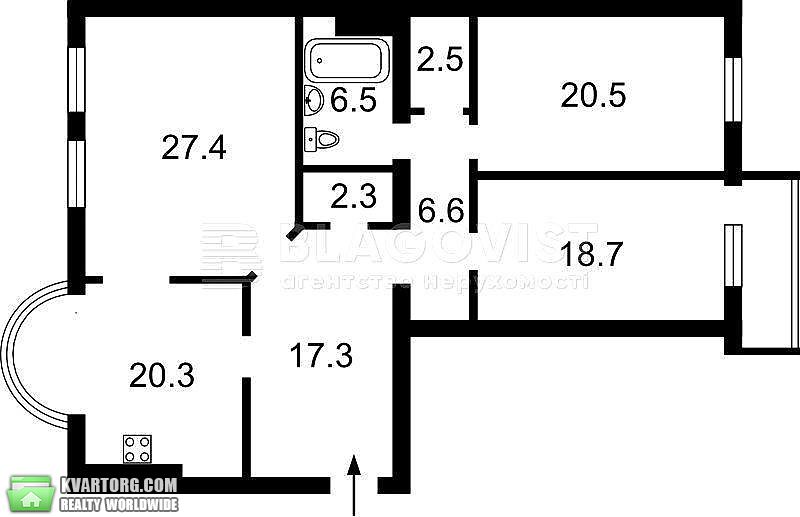 Sell 3-room apartment. Киев,  Черновола — photo 1