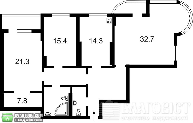 Sell 3-room apartment. Киев, Драгомирова — photo 5
