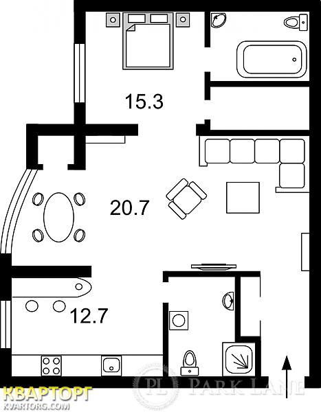 Sell 2-room apartment. Киев,  Григоренко пр — photo 2