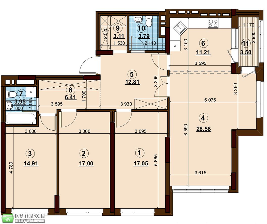 Sell 4-room apartment. Киев, Правды пр — photo 2