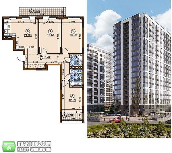 Sell 3-room apartment. Киев,  Правды пр — photo 3