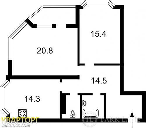 Sell 2-room apartment. Киев, Ахматовой — photo 2