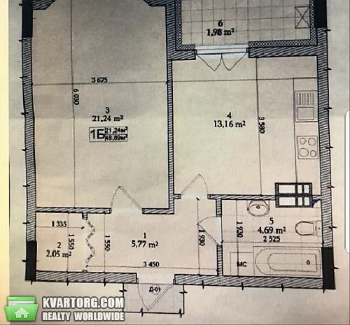 Sell 1-room apartment. Киев, Дегтярная — photo 3