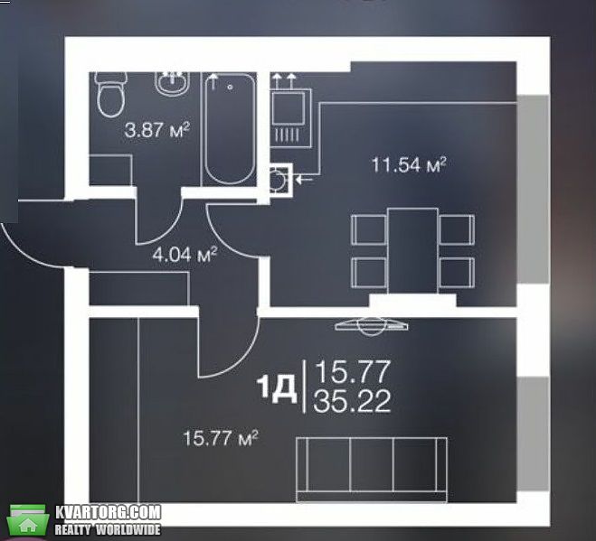 Sell 1-room apartment. Ирпень,  Университетская — photo 1