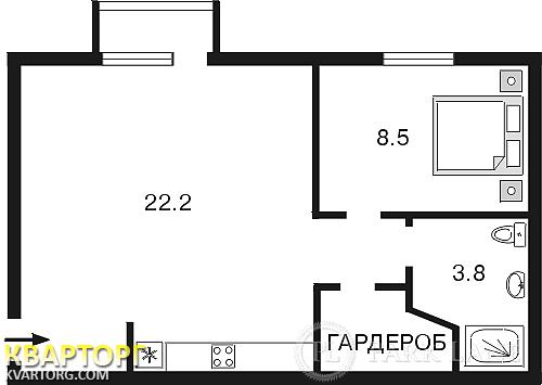 Sell 2-room apartment. Киев,  Большая Житомирская — photo 3