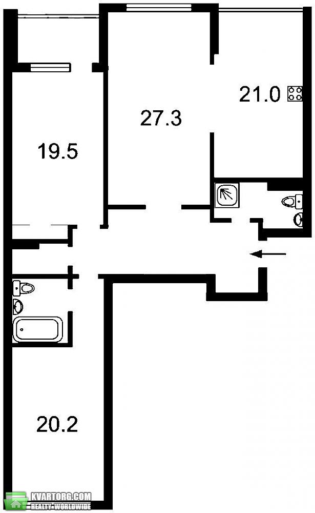 Sell 3-room apartment. Киев,  Драгомирова — photo 8
