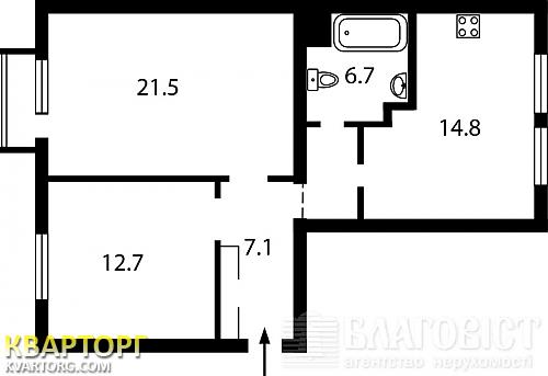 Sell 2-room apartment. Киев,  Гусовского — photo 2