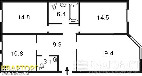 Sell 3-room apartment. Киев,  Палладина пр — photo 6