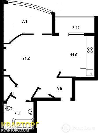 Sell 1-room apartment. Киев,  Верховинная — photo 2