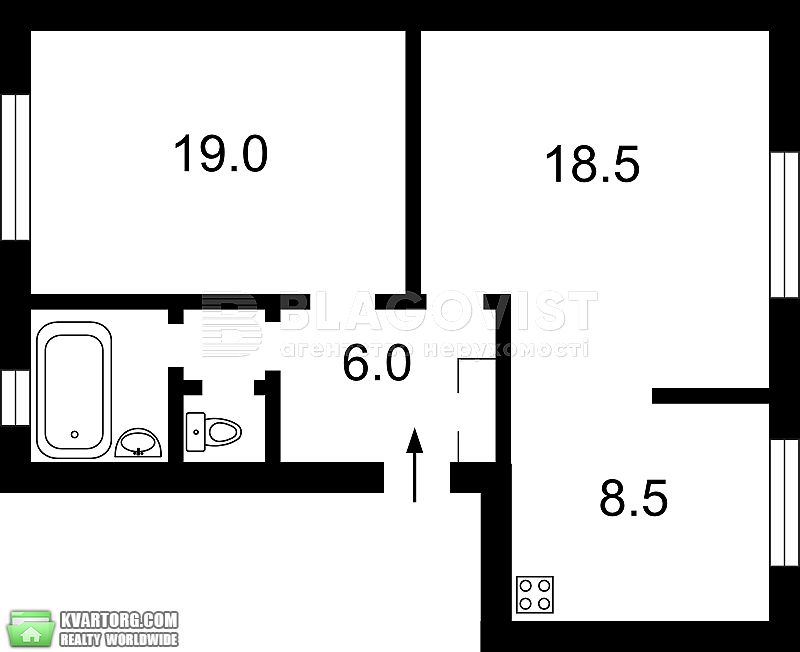 Sell 2-room apartment. Киев,  Толстого пл — photo 3