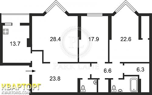 Sell 3-room apartment. Киев,  Щорса — photo 6