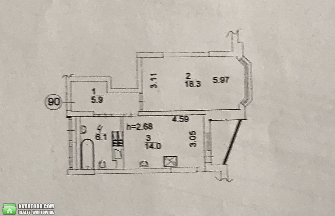 Sell 1-room apartment. Киев,  Ахматовой — photo 1