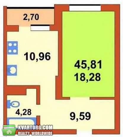 Sell 1-room apartment. Киев,  Урловская — photo 3