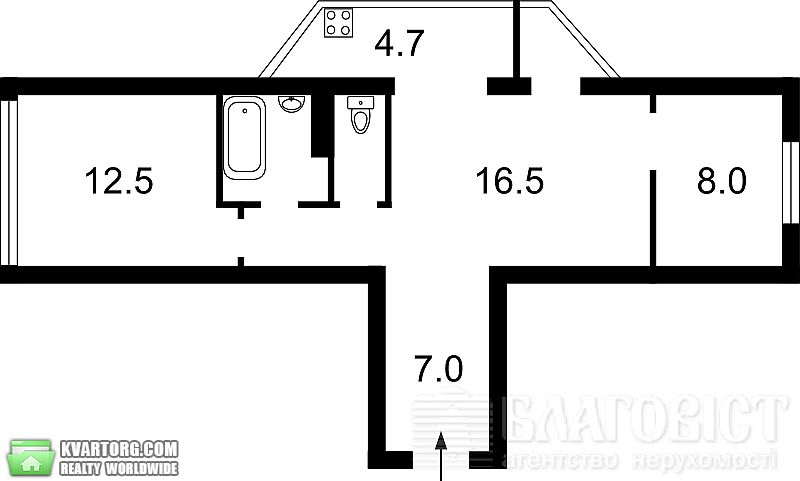 Sell 2-room apartment. Киев,  Ломоносова — photo 7