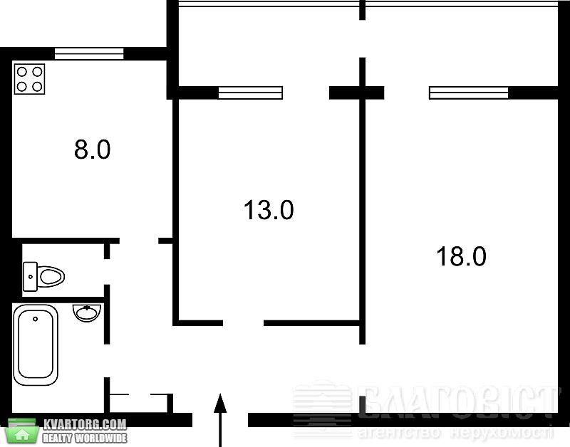 Sell 2-room apartment. Киев,  Бурмистенко — photo 7