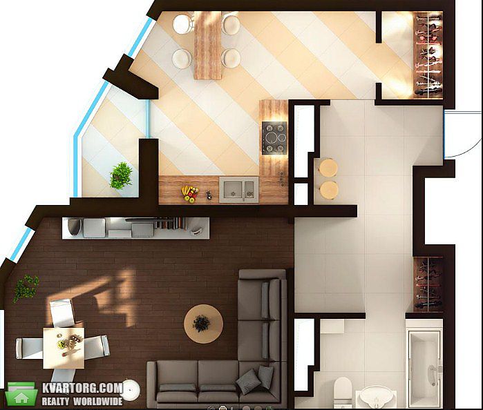 Sell 1-room apartment. Киев,  Рыбалко — photo 7