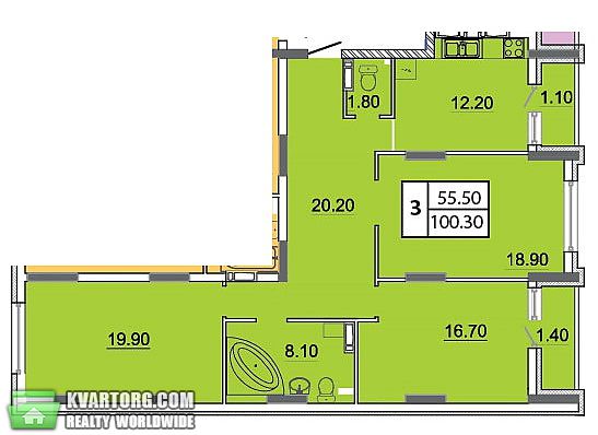 Sell 3-room apartment. Киев,  Конева — photo 1