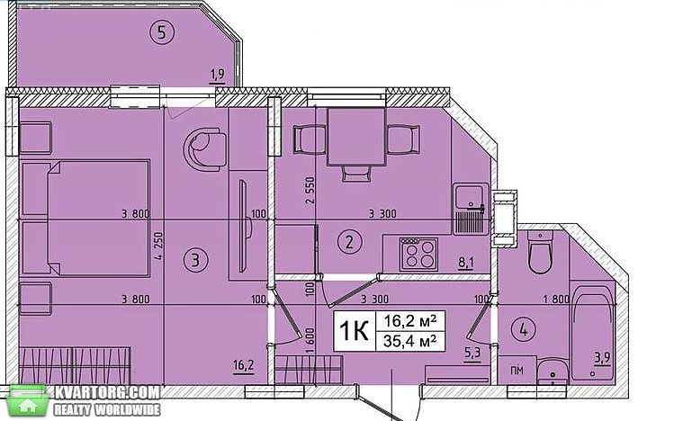 Sell 1-room apartment. Киев,  Радужная — photo 4