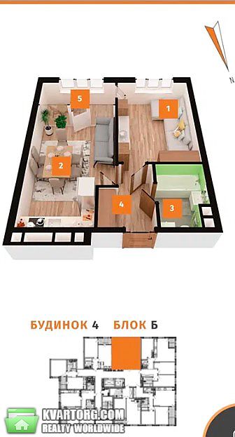 Sell 1-room apartment. Киев,  Днепровская наб — photo 2