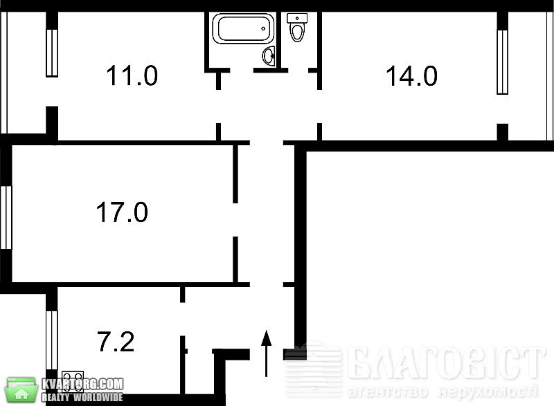 Sell 3-room apartment. Киев,  Данькевича — photo 9