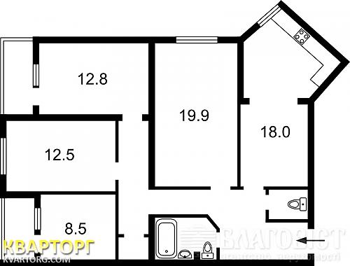 Sell 4-room apartment. Киев,  Драгоманова — photo 2