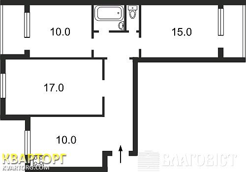 Sell 3-room apartment. Киев,  Урловская — photo 3