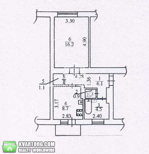 Sell 1-room apartment. Киев, Коцюбинского Юрия — photo 3