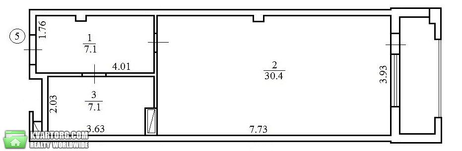 Sell 1-room apartment. Киев, Милославская — photo 8