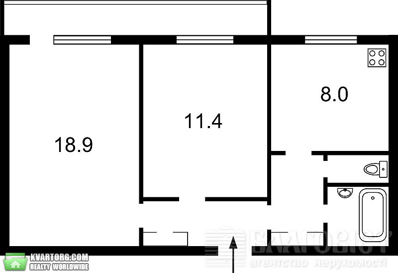 Sell 2-room apartment. Киев,  Григоренко пр — photo 4