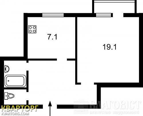 Sell 1-room apartment. Киев,  Стрелецкая — photo 2