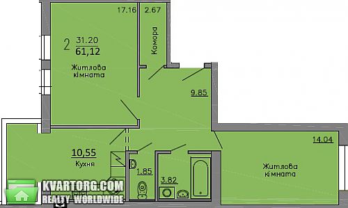 Sell 2-room apartment. Киев, Большая Окружная — photo 2