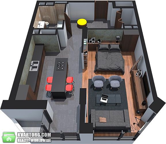 Sell 1-room apartment. Киев,  Струтинского — photo 2