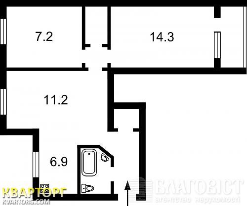 Sell 3-room apartment. Киев,  Победы пл — photo 2