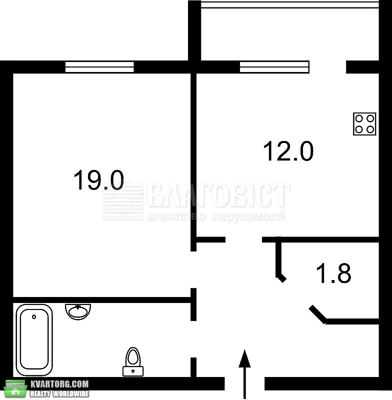 Sell 1-room apartment. Киев,  Барбюса — photo 10