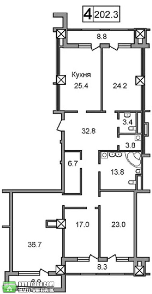 Sell 4-room apartment. Киев,  Оболонская наб — photo 5