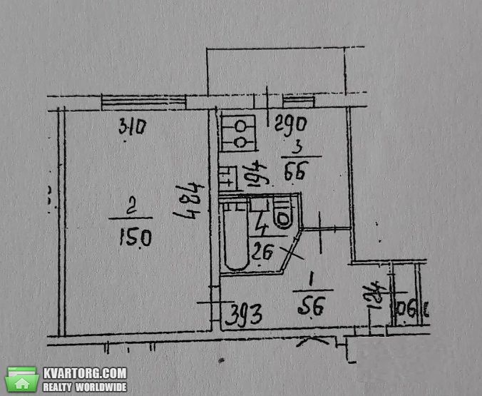 Sell 1-room apartment. Киев,  Чернобыльская — photo 8