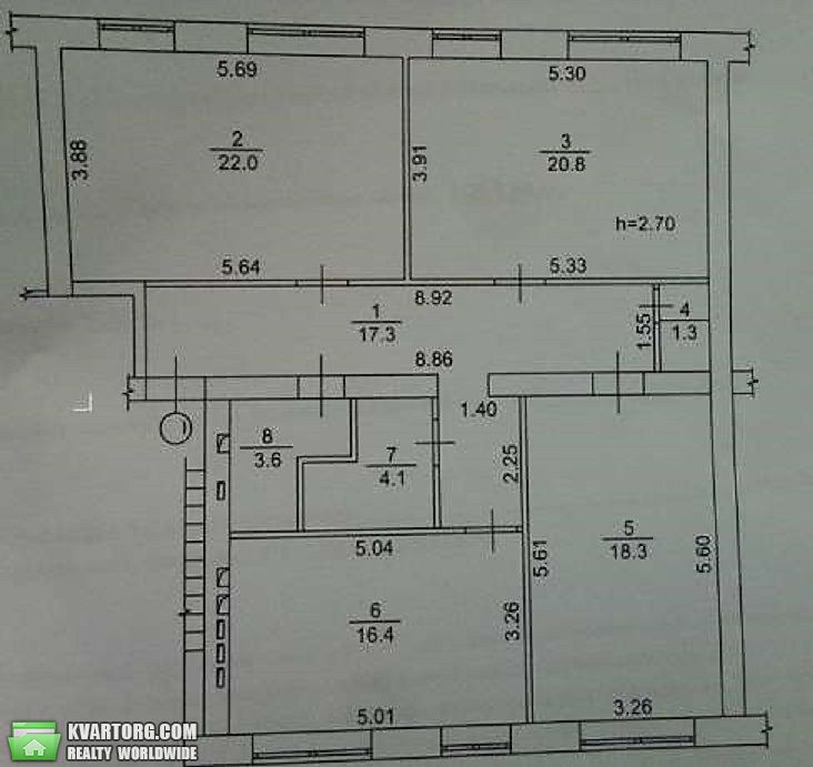 Sell 3-room apartment. Киев,  Салютная — photo 4