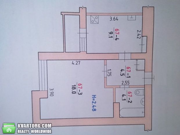 Sell 1-room apartment. Киев,  Антоновича — photo 10